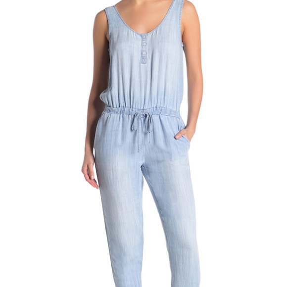 Cloth & Stone Chambray Jumpsuit - Picture 2 of 7